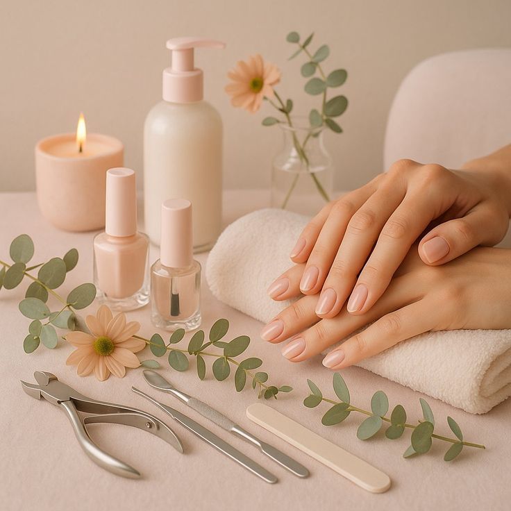 Bamboo Nails & Spa studio detail.
